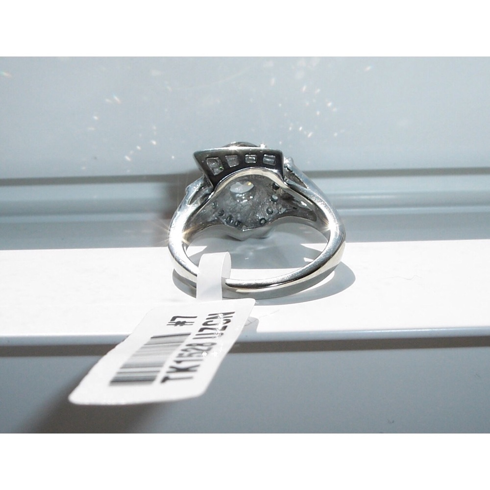 STAINLESS STEEL 2.5 Carat Round Cut Cubic Zirconia Ring - Picture 13 of 14